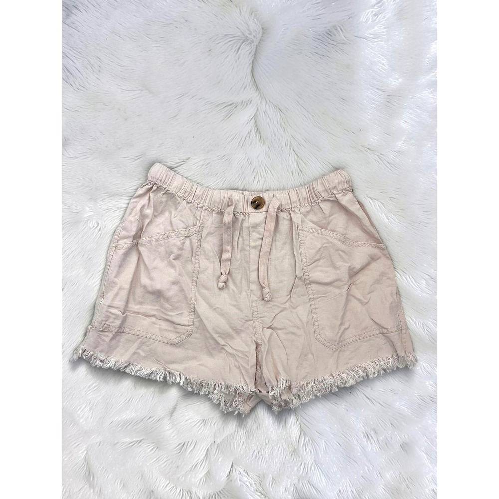Dress Forum Size S Linen Blend Drawstring Shorts